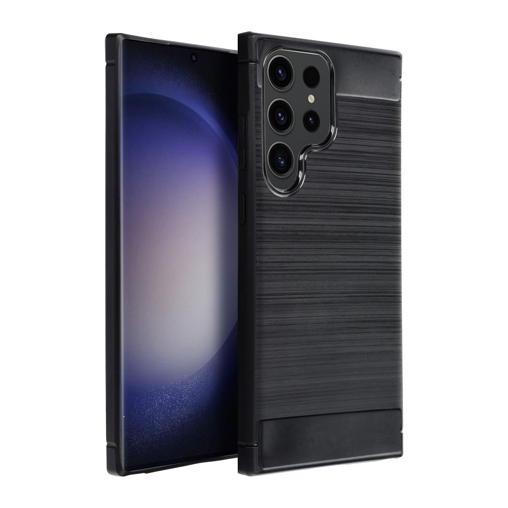 Husa pentru telefon, compatibila cu Samsung Galaxy S25 ULTRA Carbon Bush negru