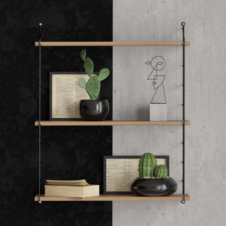Rafturi perete, Bold Shelf, UnicUtil, 72 x 85 x 20 cm, Nuc