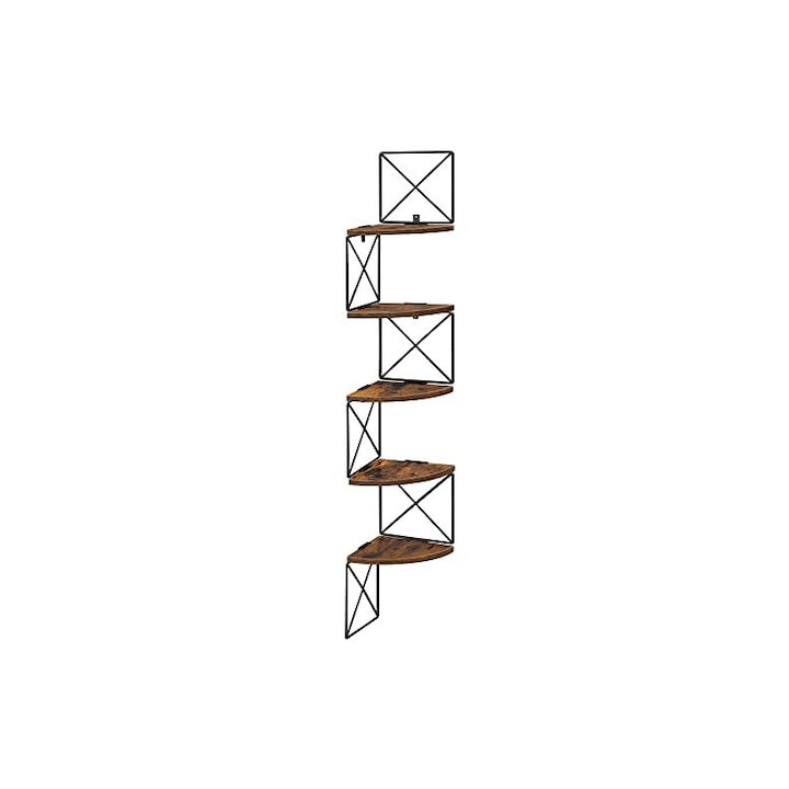 Рафт, Vasagle, RT-0138, Кафяв, 20x20x127 см