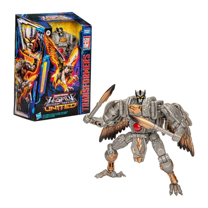 Figurina Beast Wars Universe Silverbolt, Hasbro, Transformers Generations Legacy United Voyager Class, 8 ani+