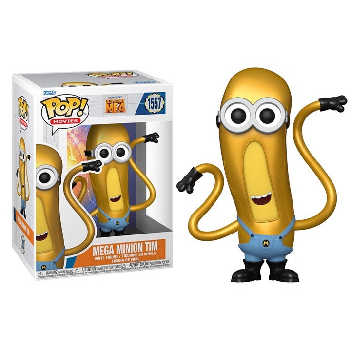 Фигурка FunKo POP!, Despicable Me 4, Gru and the Minions: Undercover, Mega Minion Tim (1557)