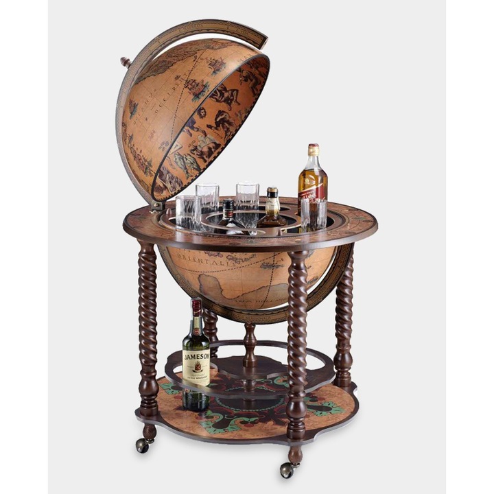 Поставка за напитки, Zoffoli, Bacco, модел Globe, дърво, многоцветна