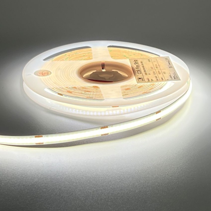 Banda LED MW Lighting, 5W, 4000K, 24V, 5m, IP20