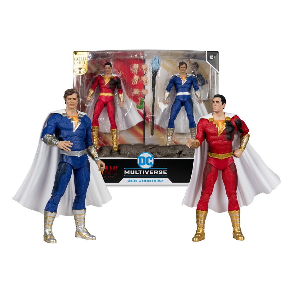 Set 2 figurine DC Multiverse - Shazam & Freddy Freeman, 18cm