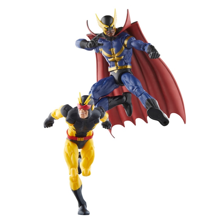 Комплект от 2 фигурки на Marvel Legends, Hasbro, Nighthawk и Blur, 15 см, многоцветни