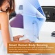 Dispenser automat de sapun spumant LYCENXI, capacitate 500ml, alb, cu senzor, instalare fara gaurire