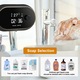 Dispenser automat de sapun spumant LYCENXI, capacitate 500ml, alb, cu senzor, instalare fara gaurire