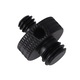 Adaptor filet 1/4 inch la 3/8 inch, Mmgoqqt, aluminiu, pentru trepied, camera, negru