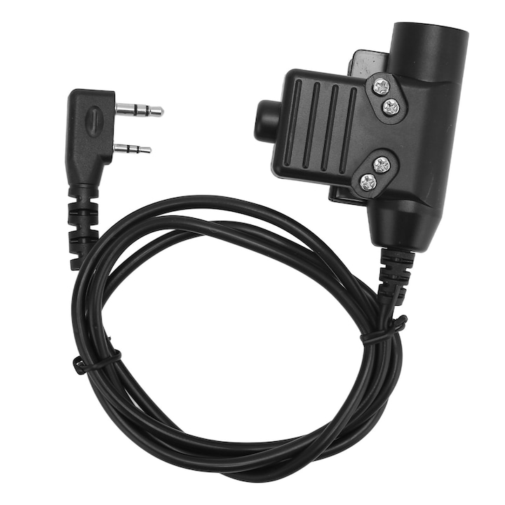 U94 PTT адаптер, Mmgoqqt, съвместим с Kenwood и Baofeng, PU кабел