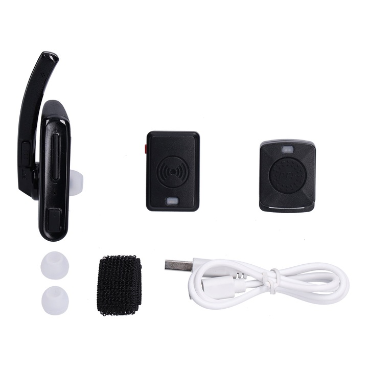 Mmgoqqt Bluetooth уоки токи слушалка, безжична, 5-8 часа живот на батерията, USB зареждане, 2.4G
