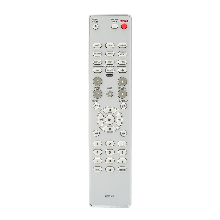 Telecomanda de schimb RC001CD, material ABS, 2xAAA, pentru Marantz