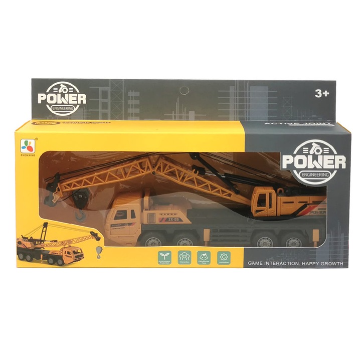 Camion pentru copii, Cu macara, Carlig mobil