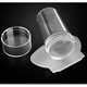 Set stampila nail art, transparent, silicon/acril
