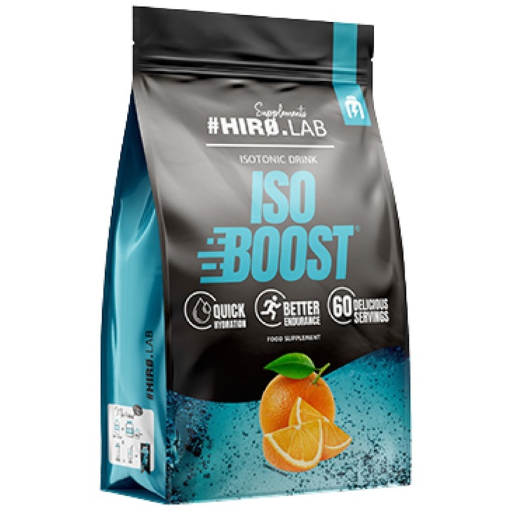 Supliment alimentar Hero.Lab Iso Boost Powder, Portocala, 1500 grame