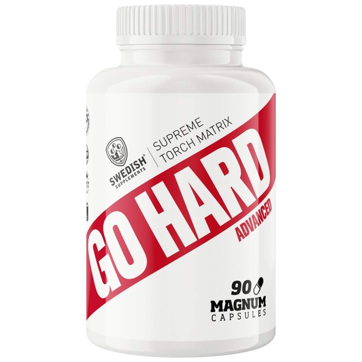 Хранителна добавка SWEDISH Supplements Go Hard / Advanced, 90 капсули