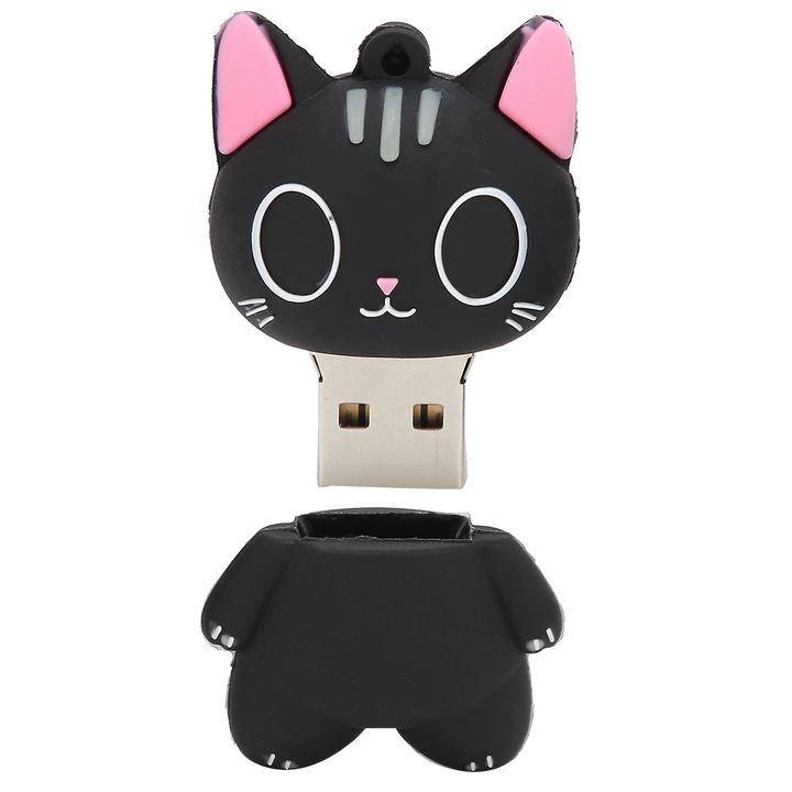Cozevdnt USB Pendrive, 64GB, fekete, ABS anyagból, adattároláshoz