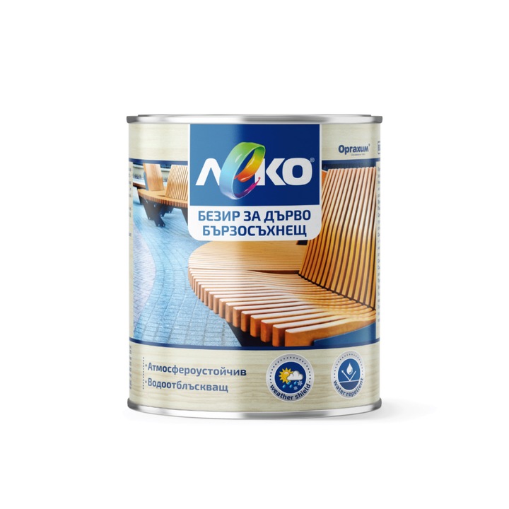 Безир за дърво Леко, Бързосъхнещ, Алкидна основа, Мат покритие, 0.75Л, Бледожълт