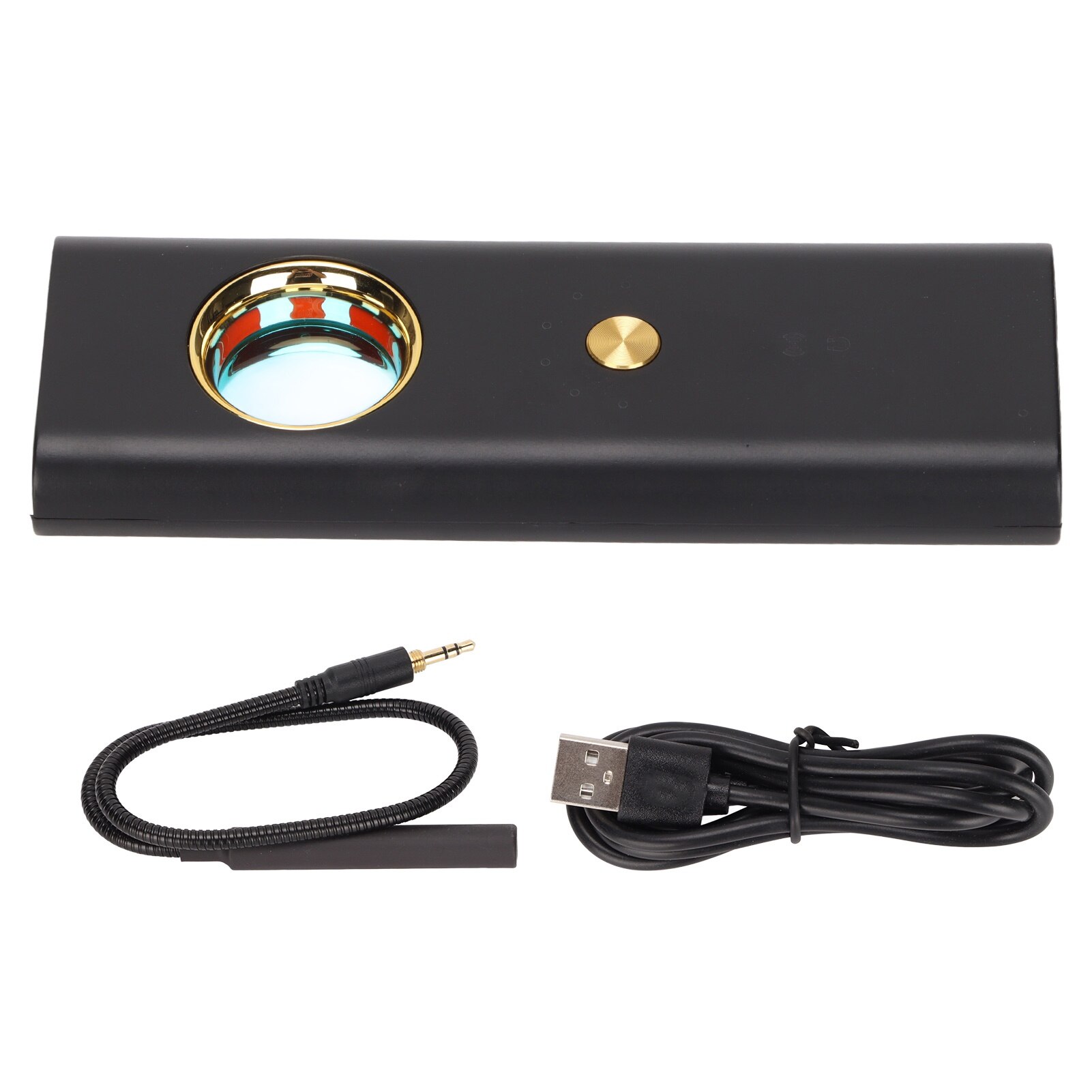 Detector mini camera R35, Mmgoqqt, detectare semnal wireless, protectie confidentialitate, negru, dimensiuni compacte