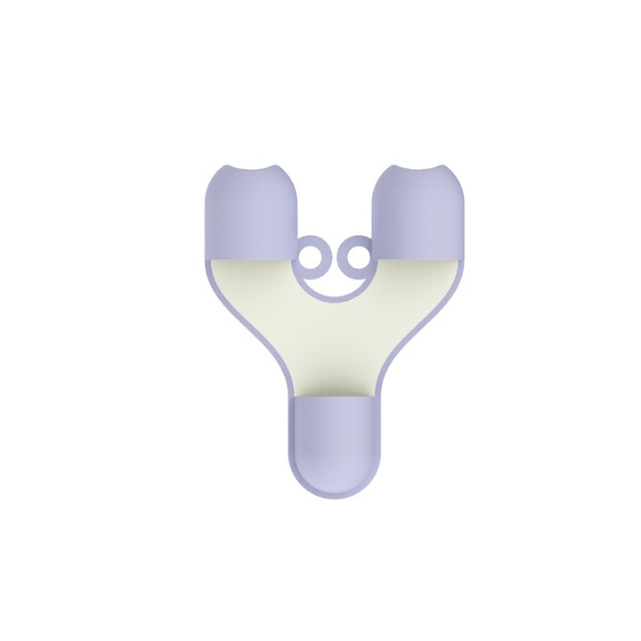 Szilikon ujjas konyhai kesztyű, magas hőálló, csúszásgátló, lila