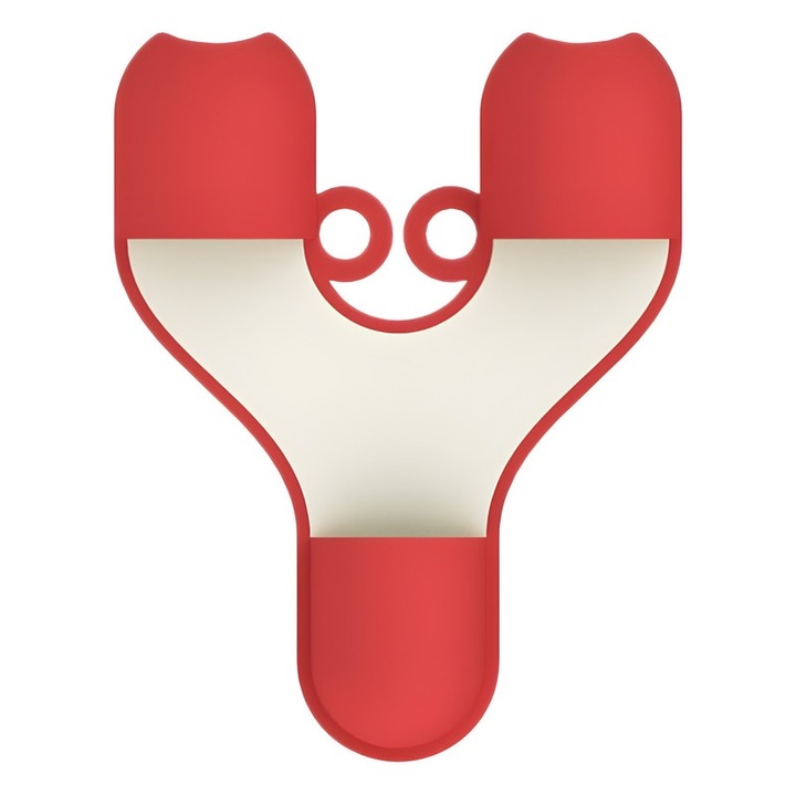 Szilikon ujjvédő kesztyű, ellenáll a magas hőmérsékletnek, könnyen tisztítható, piros