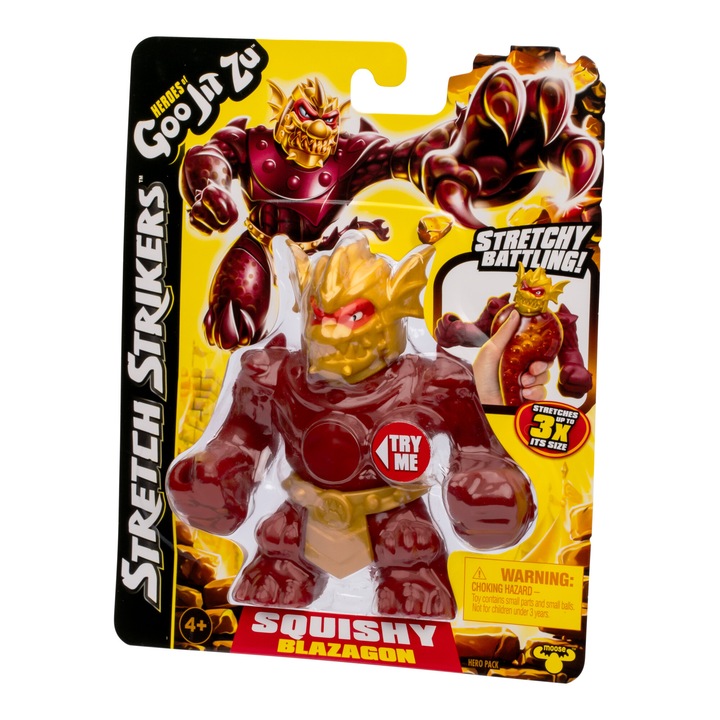 Figurina Goo Jit Zu Stretch Strikers Pachet Erou Blazagon GOJ42779-42780