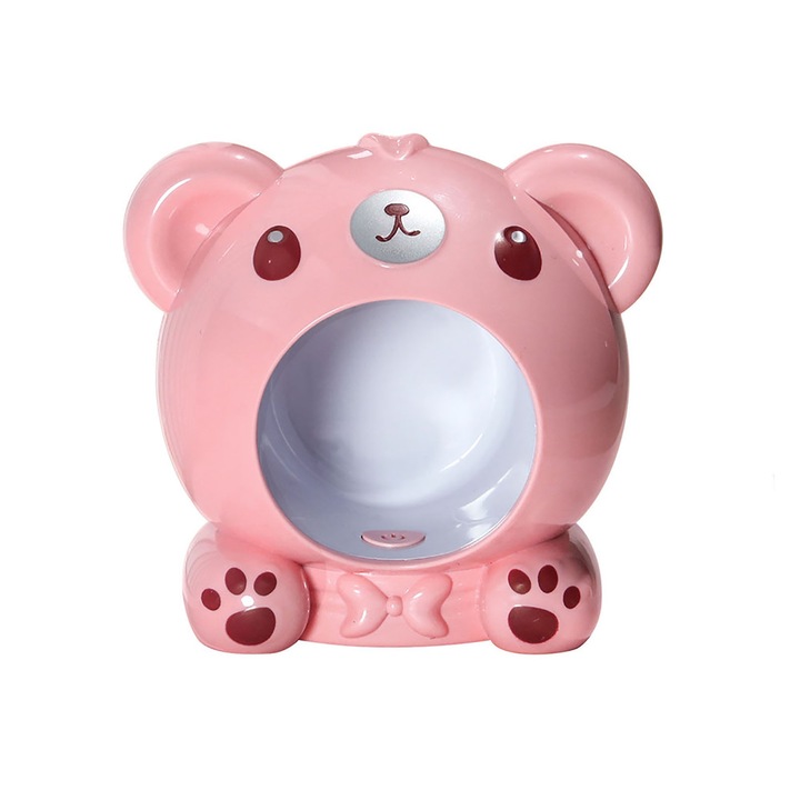 Mini lampa UV pentru unghii, BOMSTOM, uscator de unghii Lampa LED UV cu gel profesionala, cu cablu USB, portabila, pentru extensia unghiilor, salon de manichiura Nail Art Starter, roz
