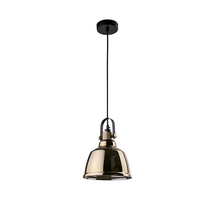 Pendul AMALFI M, auriu/negru, 25 W, 20 cm