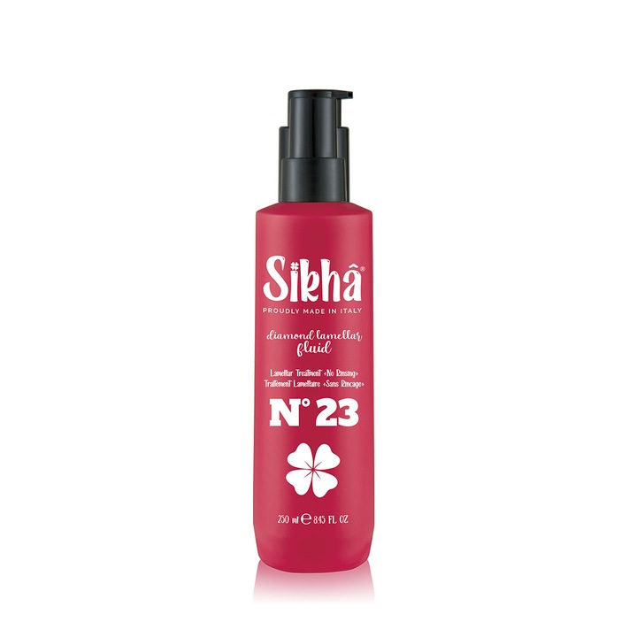 Spray leave-in tratament lamelar ultra-rapid reparare si stralucire, toate tipurile de par SIKHA Diamond Lamelar, N.23, 250 ml