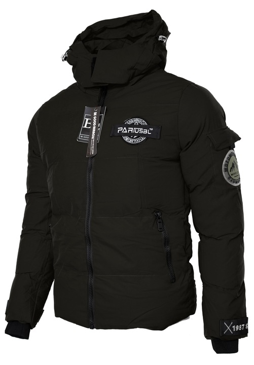 Férfi dzseki BE GOOD MIRACLE Prémium fekete polár - S