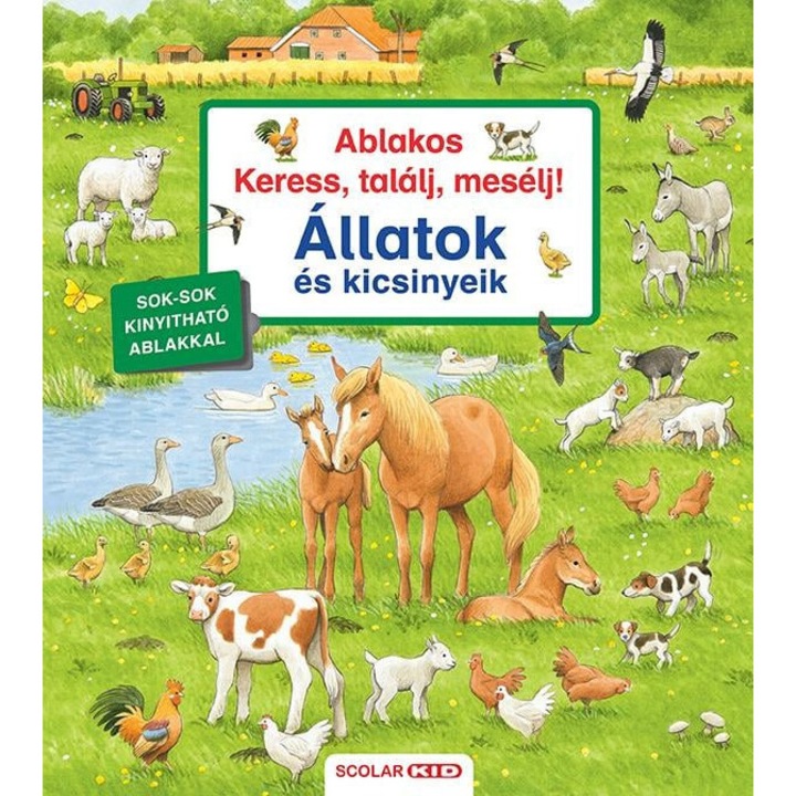 Susanne Gernhäuser: Ablakos Keress, találj, mesélj! - Állatok és kicsinyeik