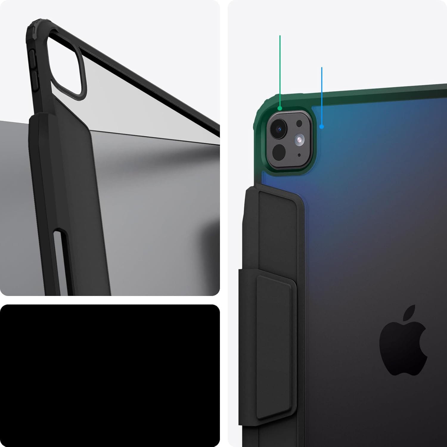 Husa tableta Spigen Air Skin Pro pentru iPad Pro 11" 5 gen. 2024 negru
