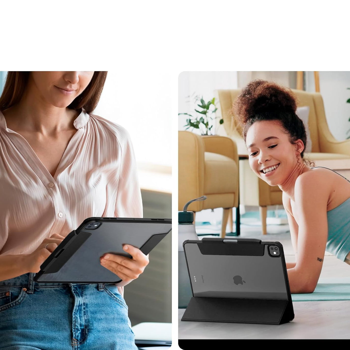 Husa tableta Spigen Air Skin Pro pentru iPad Pro 11" 5 gen. 2024 negru