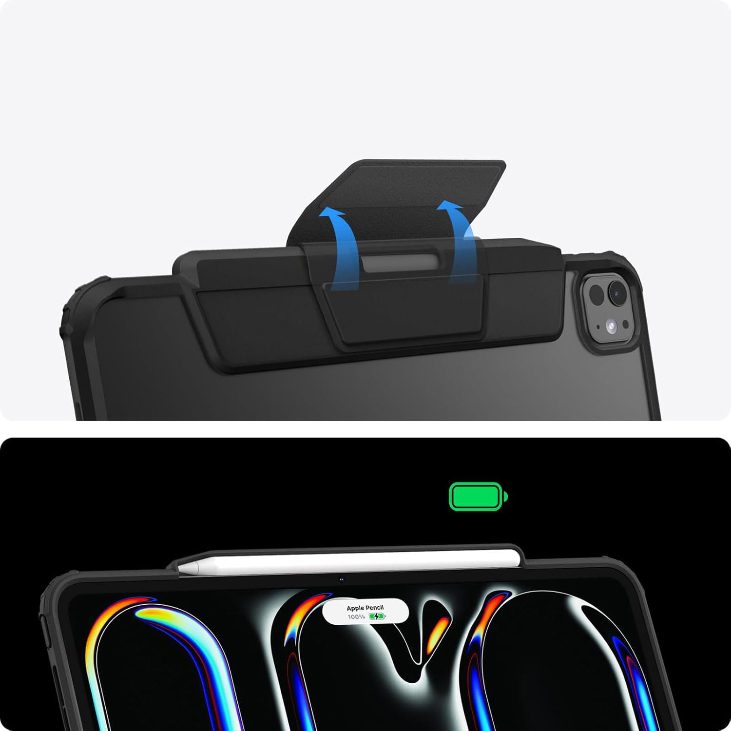 Husa tableta Spigen Air Skin Pro pentru iPad Pro 11" 5 gen. 2024 negru
