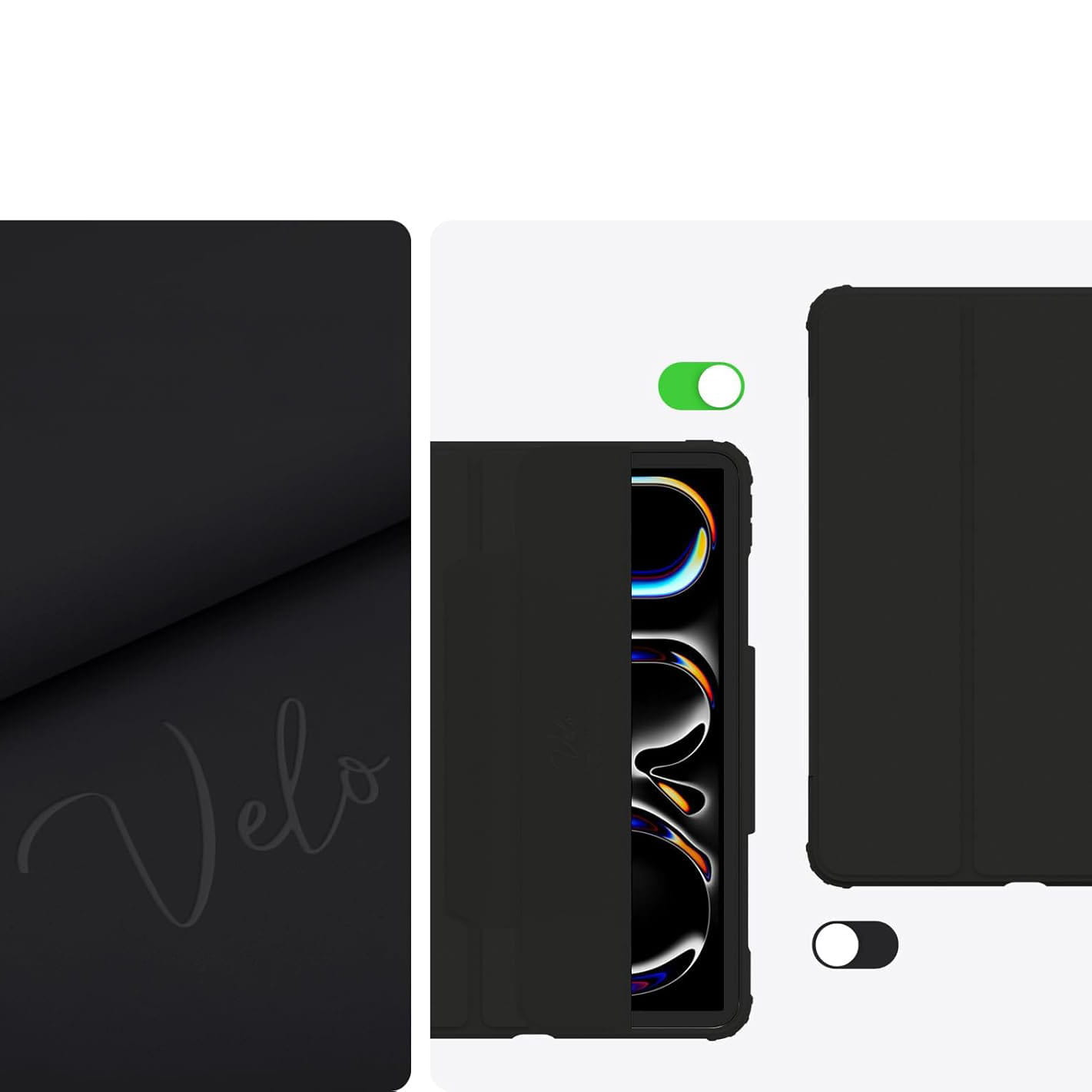 Husa tableta Spigen Air Skin Pro pentru iPad Pro 11" 5 gen. 2024 negru