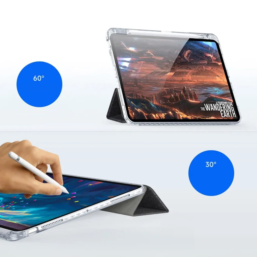 Husa tableta Dux Ducis Unid pentru iPad Pro 11" 5 gen. 2024 negru-transparent