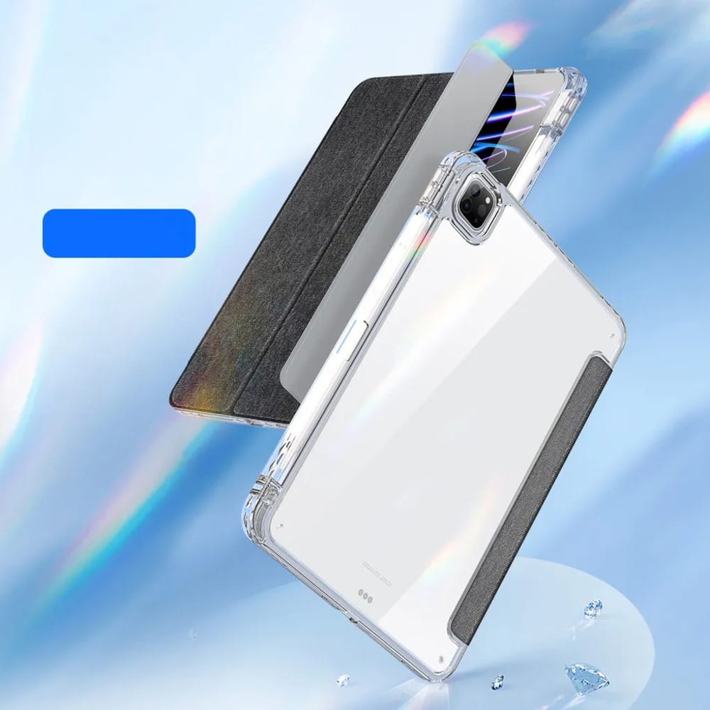 Husa tableta Dux Ducis Unid pentru iPad Pro 11" 5 gen. 2024 negru-transparent