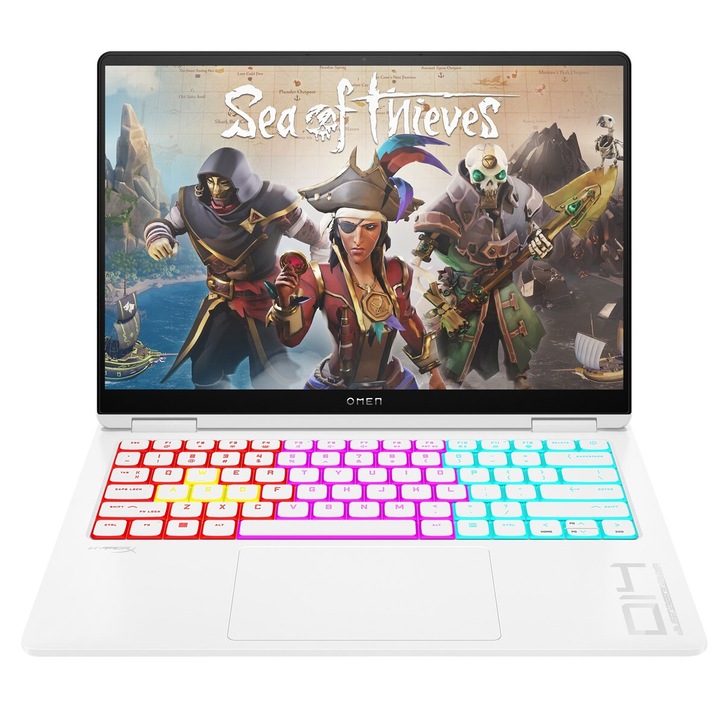 Laptop HP OMEN 14, 14" 3K, Intel® Core™ Ultra 7 155H 4,8 GHz-ig, 16 GB RAM LPDDR5x 7467, 1 TB SSD, NVIDIA® GeForce® RTX 4060 8 GB, Free Dos, fehér LPDDR5x