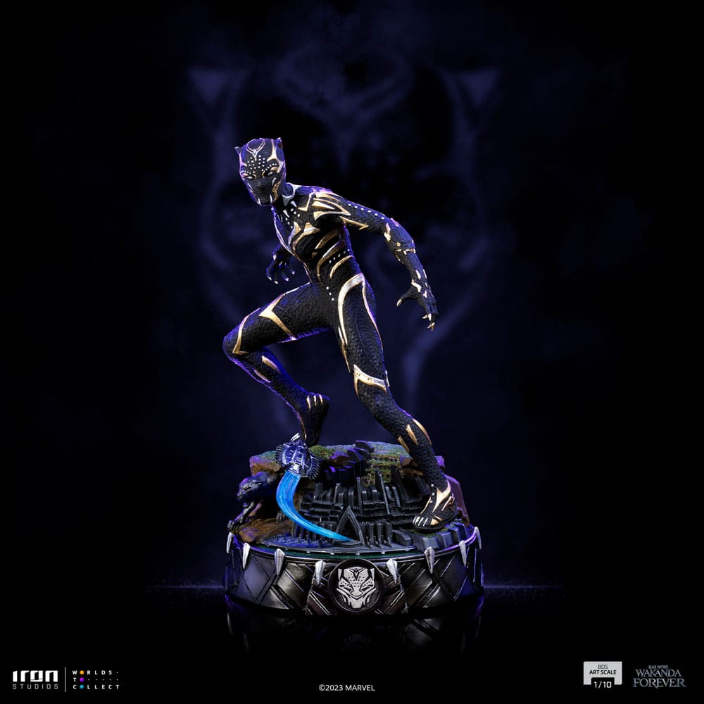 Black Panther スタチュー Diamond Select Black Panther Movie Marvel Gallery PVC Statue Black