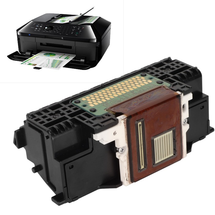 Színes nyomtatófej QY6 0083, hosszú szimmering, ABS, egyszerű telepítés, széleskörű kompatibilitás, MG7180, iP8720, iP8750, iP8780, 7110, MG7520 nyomtatókhoz