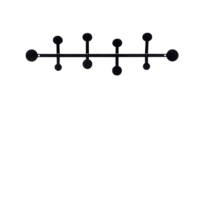 Akasztó, CR-0032, Fekete, 70x22x22 cm