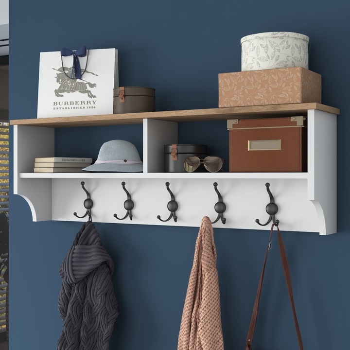 Cuier, CR-0020, Alb, 120x37x22 cm