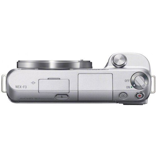 Sony NEX-F3, 16.1MP, Silver + Obiectiv 18-55mm - eMAG.ro