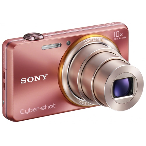 Aparat foto digital Sony Cyber-Shot DSC-WX100, 18.2MP, Pink - eMAG.ro
