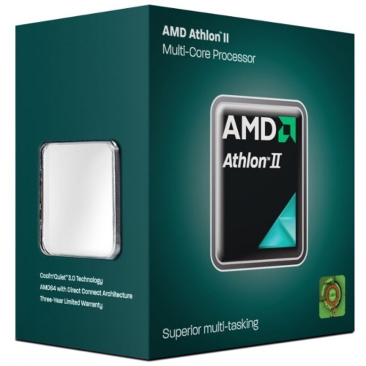 Procesor AMD Athlon II X4 641 Quad Core, 2800MHz, 4MB, socket FM1, Box