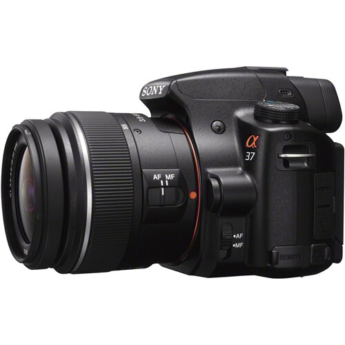Aparat foto DSLR Sony A37, 16.1MP, Negru + Obiectiv 18-55mm - eMAG.ro