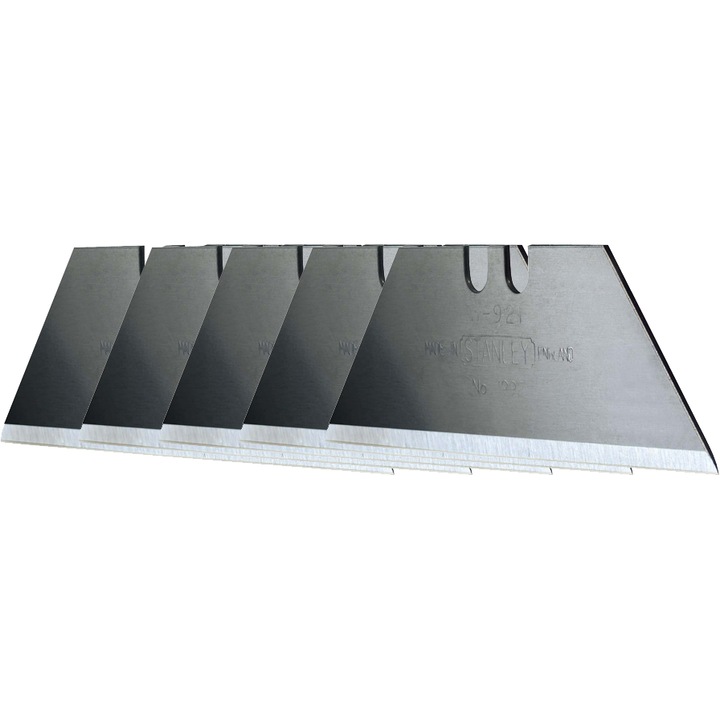 Set 5 lame trapezoidale cutter Stanley 0-11-921, lama originala Stanley 1992
