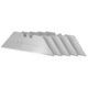 Set 5 lame trapezoidale cutter Stanley 0-11-921, lama originala Stanley 1992