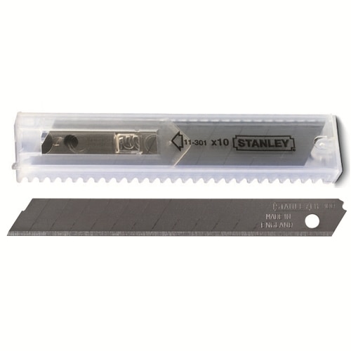 Set 10 lame segmentate Stanley, 9 mm