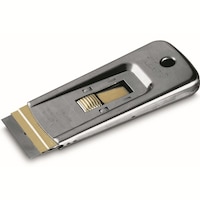 Razuitor metalic profesional pentru sticla/geamuri Stanley 0-28-500, maner din metal pentru o durata lunga de viata, lama retractabila
