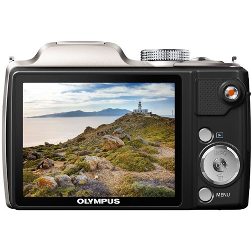 Aparat foto digital Olympus SP-720UZ, 14.0MP, Silver - eMAG.ro